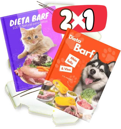 🥩 MEGA PACK Recetas BARF Para Perros y Gatos (2x1)